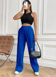 Fongt Women's Casual Fashion Pants Draw Rope Vertical Striped Straight Sweatpants Women