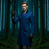 Fongt 2025 Autumn And Winter With Lining Burst Single Hairs, The Coat Man Thickths The Double Clasp Of The Windcoat