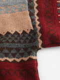 Vintage Jacquard Knit Sweater-Outfit