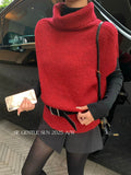 Fongt Xixi 2025 Autumn New White Standard Temperament Wool Solid Color Short-Sleeved Knitted Top Does Not Contain 25523