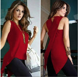 Neck Casual Slim Fit Irregular Patchwork Solid