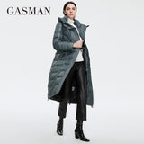 2022 New Female Coat Winter ?Collection Women Coats Long High Quality Women's Jacket Belt Stand-up collar Parkas
