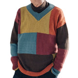 Fongt And Winter Men's Fashion Young Men's Knit Shirt V-Neck Long-Sleeved Sweater