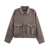 Fongt Women's Explosive Velvet Face Texture Jacket