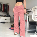 Station Women's Wear Ins Network Celebrity Street Cool Handsome Retro Low-Waisted Hot Girl Loose Jeans Girl-Outfit