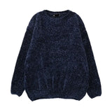 Chic Vintage chenille Cashmere Full sleeve Gold velvet