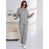 Fongt Casual Suit Women's Pajamas Wffgy Long Sleeves Two-Piece Home Suit-Outfit