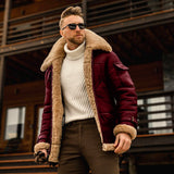 Fongt Fur One Men's Coat Thick Imitation Leather Jacket Autumn And Winter