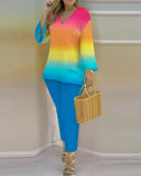 Independent Station New Spring / Summer 2023 Print Fashion 2-Piece Set-Outfit