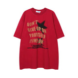 Vintage Star Graphic Oversized Tee-Outfit