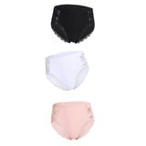 Hot Sale Cotton Panties Comfot Seamless High Waist Women's Panties Solid Lace Briefs Underwear Sexy Plus Size