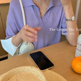 Collared T-Shirts For Women's Summer New Korean Version Of Thin Ins Wind Korean Version Of Short-Sleeved Top