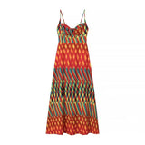 Fongt Explosion Women's ZA Summer New Suspension Fashion Temperament Printed Dress