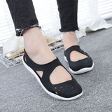 Sandals Slip On Flat Summer Sandals Female Casual Jelly Shoes Hollow Out Mesh Beach Sandals Mesh Sandales Femme
