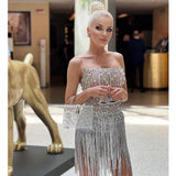 Hot Fashion Delicate Nails Silver Lily Thairy Thairy Dress Heavy Industry Light Luxury Party Party