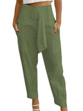 Summer Casual Zipper High Waist Pocket