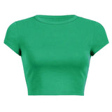 Fongt Women's DIY New Women's Summer Solid Color Short Acceptable With
