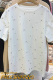 Loose 2023 Spring and Summer Short-sleeved Temperament T-shirt