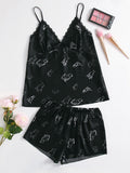 Summer Sexy Ice Silk Pajamas