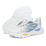 Sneakers Outdoor Breathable Running Shoes High Quality Walking Cushioning Chunky Shoes Comfortable No-slip Jogging