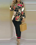 Independent Station New Spring / Summer 2023 Print Fashion 2-Piece Set-Outfit