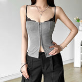 New Women's Retro Lace Slade Body Solid-Colored Slings In The Fall Of