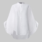 Flare Sleeve Casual Solid Work Basic