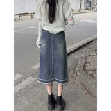 Fongt 2024 Hot Style Retro Small Fur Skirt-Outfit