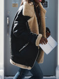 Fongt Locomotive Lint Lamb Wool Coat Women's Collar Fur Coat Autumn And Winter Women's Coat