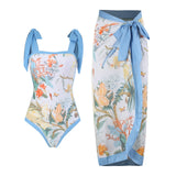 Fongt One-Piece Bikini Suit Women's Bikini Three-Piece