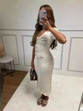 Fongt Summer Women's New Short-Sleeved V-Neck Dress