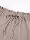 Brown Pajamas Women 3 Piece