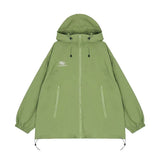 Oversize Waterproof Hooded Jacket-Outfit