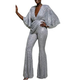 Fongt New Women's Ebay Direct Selling Slit Sexy Deep V Bare Back