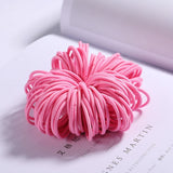 New Girls Candy Colors Nylon Basic Elastic Hair Bands Kids Rubber Bands Headband Scrunchie Fashion Hair