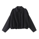 Fongt And Winter Women's New Velvet Texture Effect Pilot Long-Sleeved Jacket Jacket