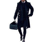 Fongt Hair, The Coat Of Coat Men Double Buckle Thicker This Wind Jacket Wish This Jacket