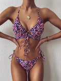 Fongt 2023 New Swimwear Bikini Ladies Split Print Bikini Swimwear Women-Outfit