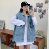 Fongt 2024 New Korean Version Loose Lazy Wind Cardigan Jacket Female-Outfit