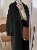 long coat with lapel