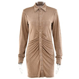 Long Sleeve Solid Streetwear Female