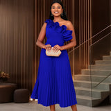 Fongt Shoulder Collar High-Rise Dress Party Party Dress