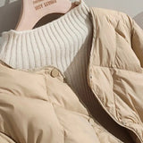 Winter Solid Down Cotton Jacket Women Lightweight Female Loose Cotton Padded Jacket Casual Puffer Jacket Women