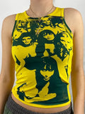 tank top with vintage girl