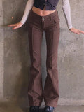 Vintage Low Rise Woven Pants-Outfit