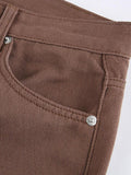 Corduroy Straight Leg Pants-Outfit