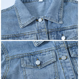 Jacket Women 2023 NEW Spring Coat Vintage Loose Denim Jacket Outerwear Autumn Chic Ladies Jackets