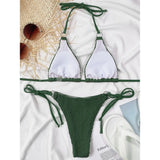 Fongt New Swimsuit Sexy Bikini Split Swimsuit Women's Fashion