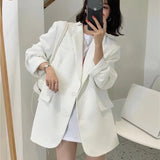 Fongt Spring And Autumn Small Suit Jacket Female Korean Version British Wind Web Celebrity Design Sense West Female Suit Women's Temperament Jacket-Outfit
