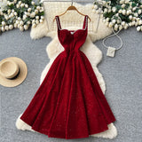 Fongt Temperament Half-High Collar Short-Sleeved Dress Female Design Button-Skinny Open Fork Medium Long Knitting Skirt